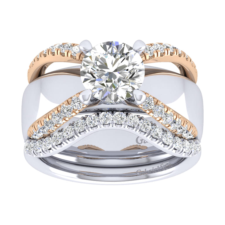 14K White Gold Matching Wedding Band - 0.19 ct - Shot 4