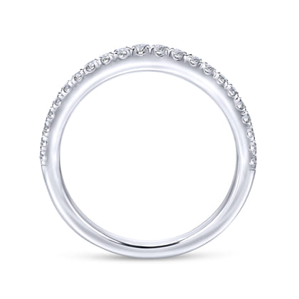 14K White Gold Matching Wedding Band