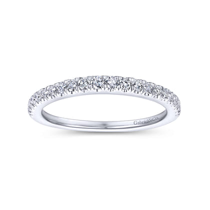 14K White Gold Matching Wedding Band