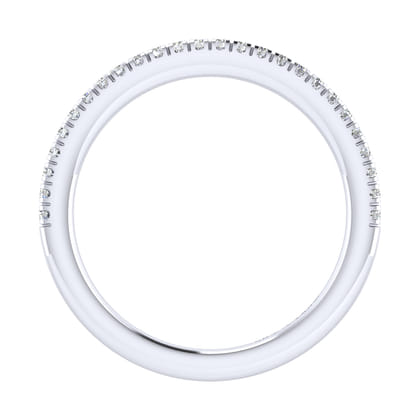 14K White Gold Matching Wedding Band