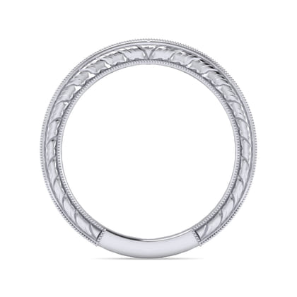 14K White Gold Matching Wedding Band