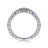 14K White Gold Matching Wedding Band - 0.13 ct