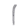 14K White Gold Matching Wedding Band - 0.13 ct