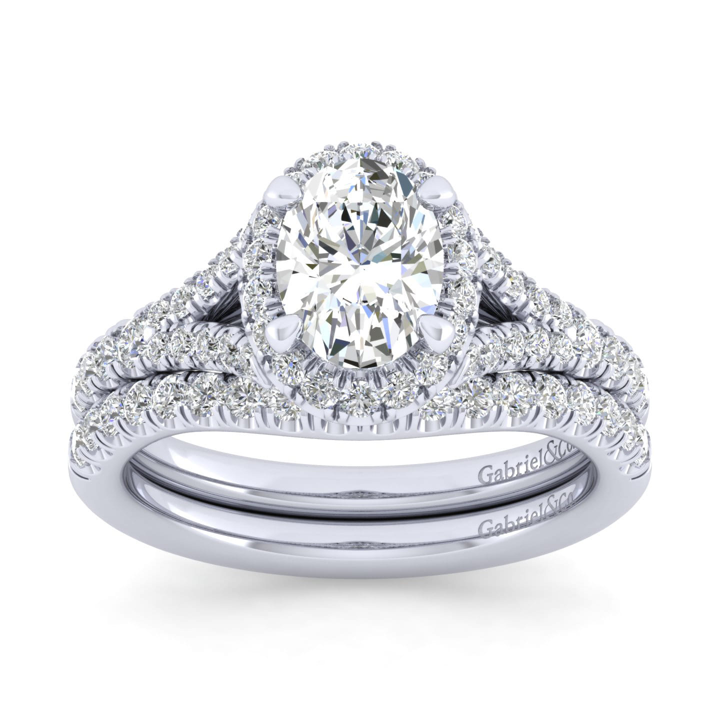 14K White Gold Matching Wedding Band - 0.25 ct - Shot 4