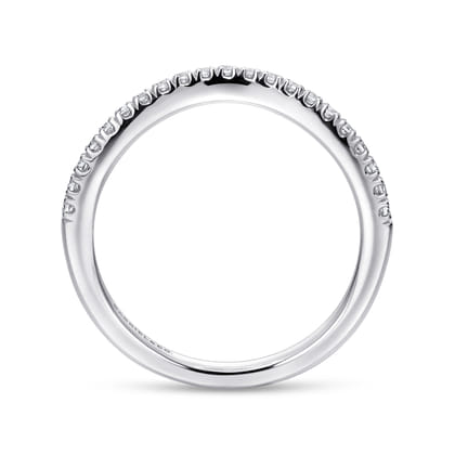 14K White Gold Matching Wedding Band