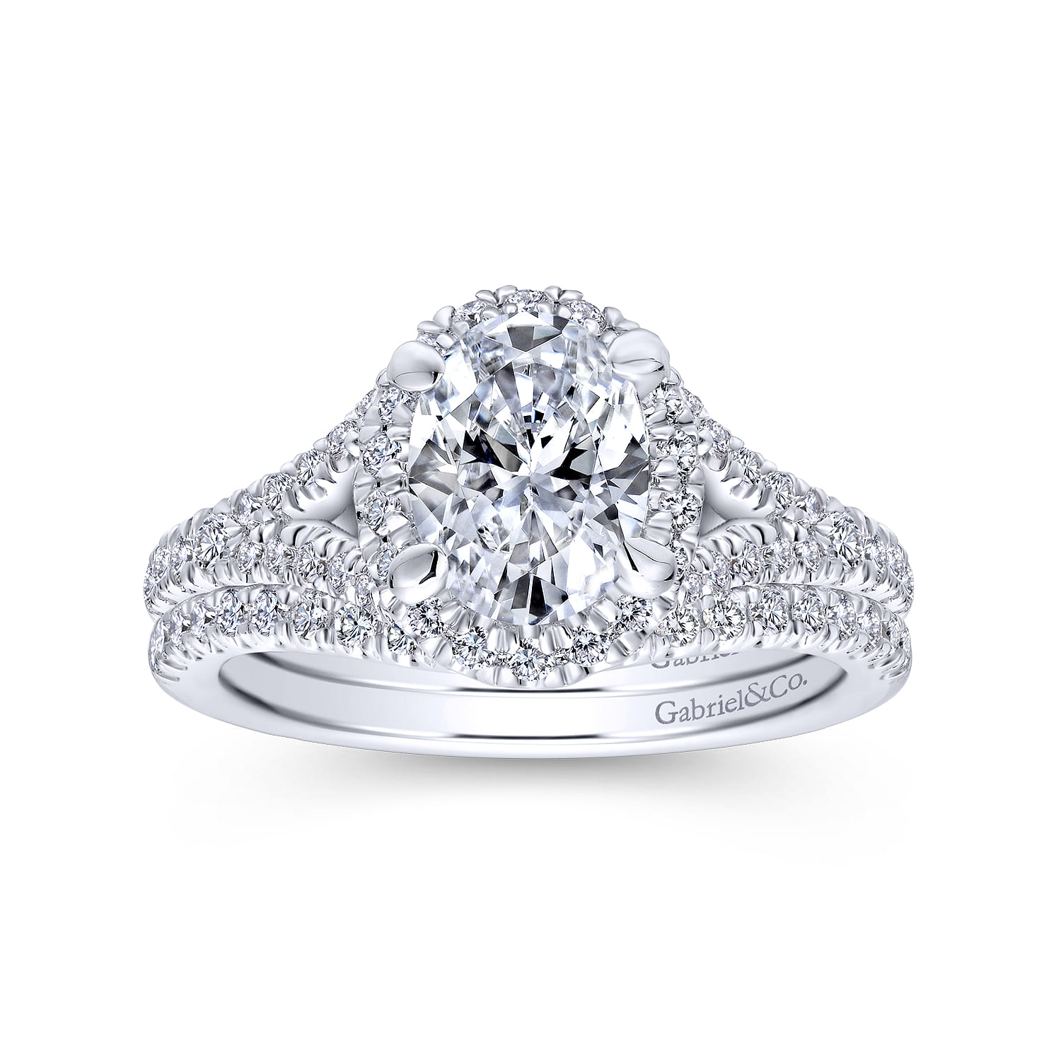 14K White Gold Matching Wedding Band - 0.17 ct - Shot 4