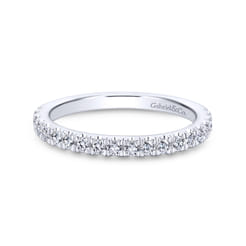 14K White Gold Matching Wedding Band