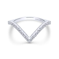 14K White Gold Matching Wedding Band