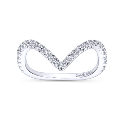 14K White Gold Matching Wedding Band
