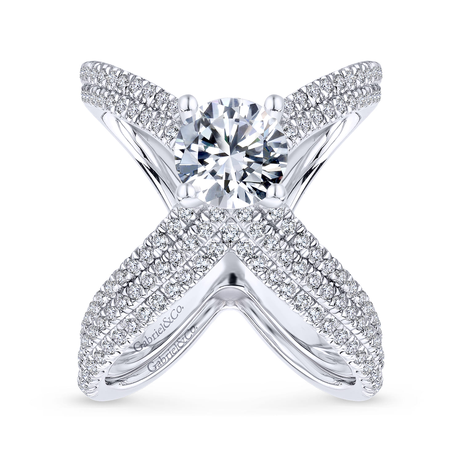 14K White Gold Matching Wedding Band - 0.19 ct - Shot 4