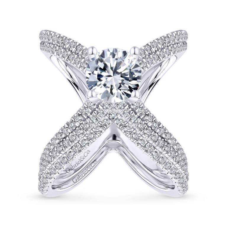 14K White Gold Matching Wedding Band - 0.19 ct - Shot 4