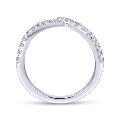 14K White Gold Matching Wedding Band