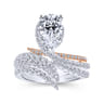 14K White Gold Matching Wedding Band - 0.3 ct