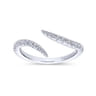 14K White Gold Matching Wedding Band - 0.3 ct
