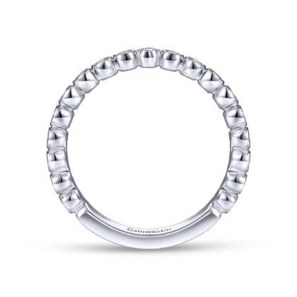 14K White Gold Matching Wedding Band