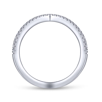 14K White Gold Matching Wedding Band