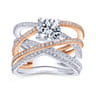 14K White Gold Matching Wedding Band - 0.14 ct