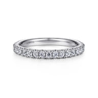14K White Gold Matching Wedding Band