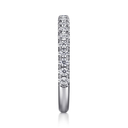 14K White Gold Matching Wedding Band