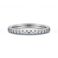 14K White Gold Matching Wedding Band