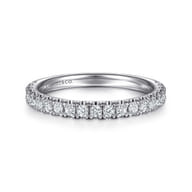 14K White Gold Matching Wedding Band
