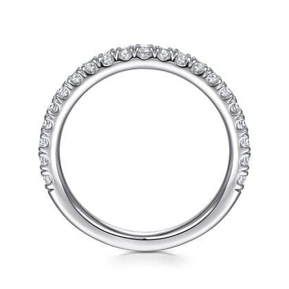 14K White Gold Matching Wedding Band