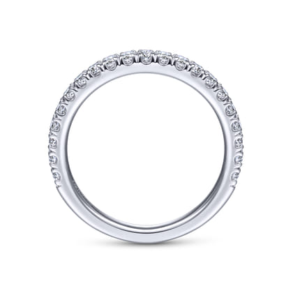 14K White Gold Matching Wedding Band