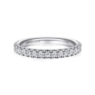 14K White Gold Matching Wedding Band