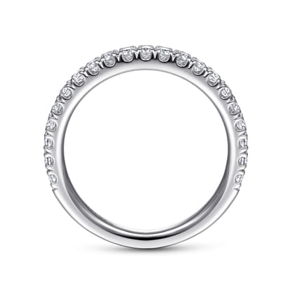 14K White Gold Matching Wedding Band