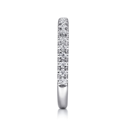 14K White Gold Matching Wedding Band