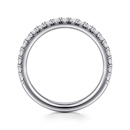 14K White Gold Matching Wedding Band