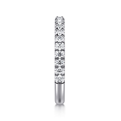 14K White Gold Matching Wedding Band