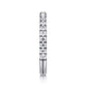 14K White Gold Matching Wedding Band - 0.45 ct