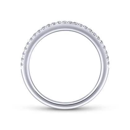 14K White Gold Matching Wedding Band