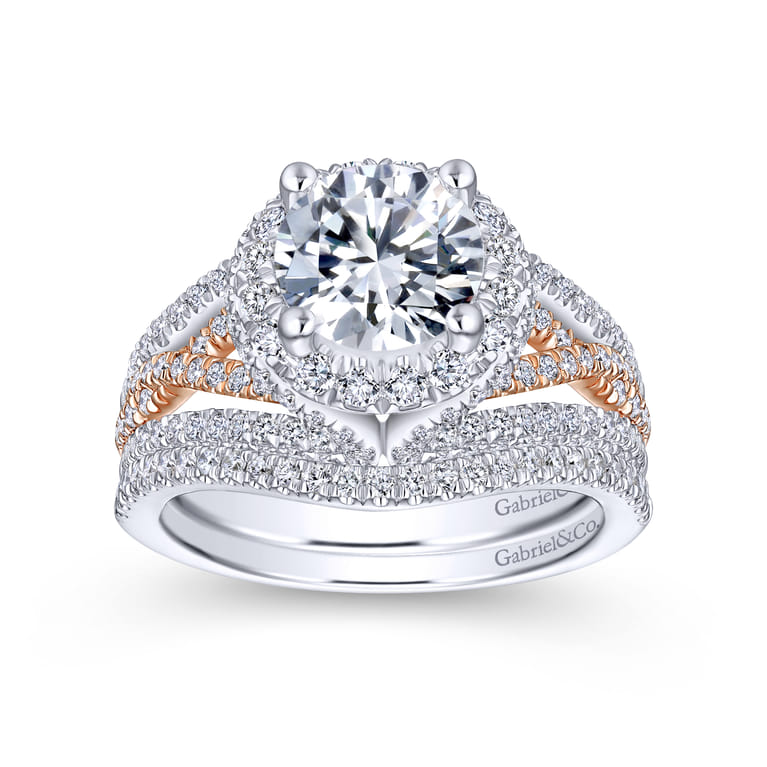 14K White Gold Matching Wedding Band - 0.13 ct - Shot 4
