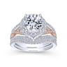 14K White Gold Matching Wedding Band - 0.13 ct