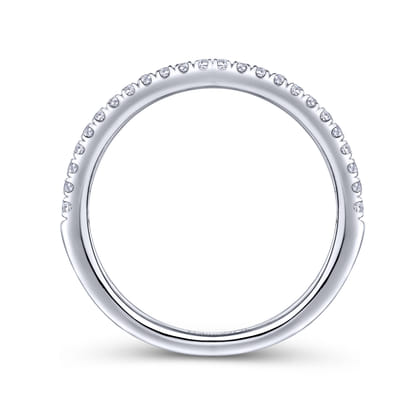 14K White Gold Matching Wedding Band