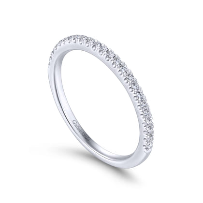 14K White Gold Matching Wedding Band