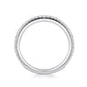 14K White Gold Matching Wedding Band - 0.25 ct
