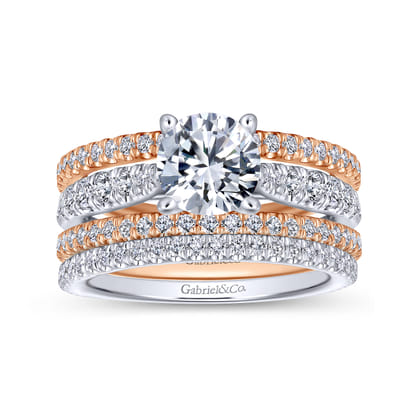 14K White Gold Matching Wedding Band