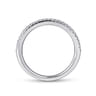 14K White Gold Matching Wedding Band - 0.15 ct