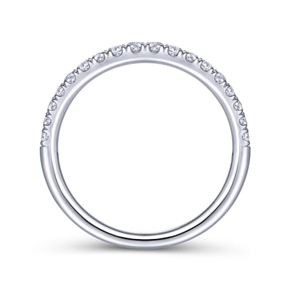 14K White Gold Matching Wedding Band