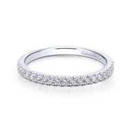 14K White Gold Matching Wedding Band