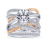 14K White Gold Matching Wedding Band - 0.2 ct
