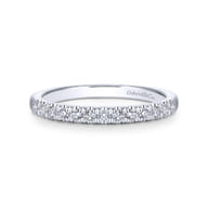 14K White Gold Matching Wedding Band