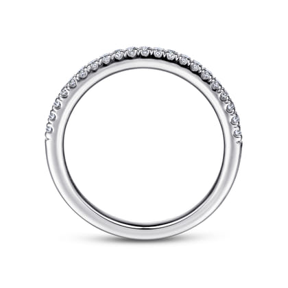 14K White Gold Matching Wedding Band