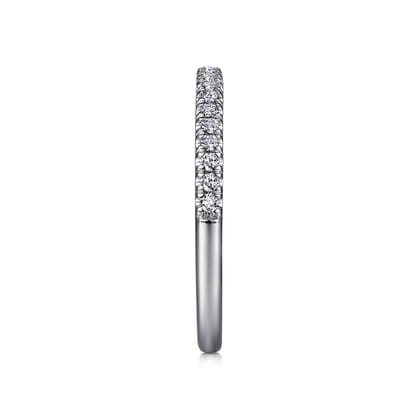 14K White Gold Matching Wedding Band