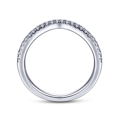 14K White Gold Matching Wedding Band