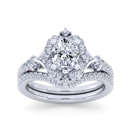 14K White Gold Matching Wedding Band