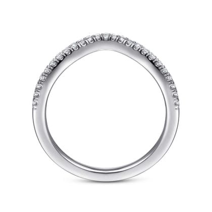 14K White Gold Matching Wedding Band